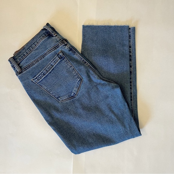 Blank NYC Madison Crop Straight Leg Denim Raw Hem Women’s size 29 - Picture 6 of 6